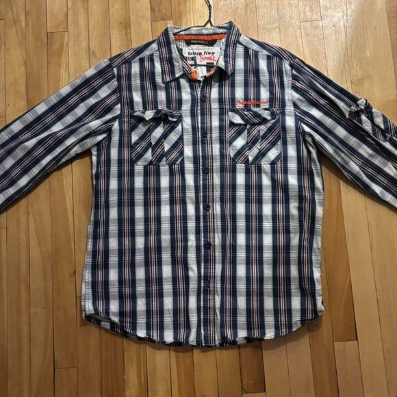 Vintage Triple Five Soul Plaid Shirt - Picture 2 of 7